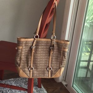 Coach Monogram Tote Bag